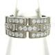 Auth Cartier Panthere B4127249 18K White Gold Diamond 57397B Ring