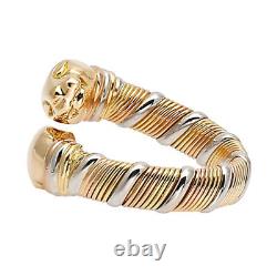 Auth Cartier Panthere Cougar Ring 18k 750 Yg Wg Rg Tri-color Gold #54 F/s