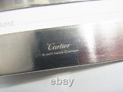 Auth Cartier Panthere Luggage Name tag Holder VIP Gift withBox & Ribbon etc New