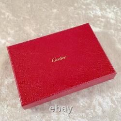 Authentic Cartier Luggage Name Tag Holder Silver Panthere VIP Gift Item withBox