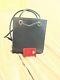 CARTIER Black Polished Leather Panther Logo Backpack Mint Condition