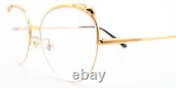CARTIER Glasses CT01510O 001 Gold Transparent Panthere Panto 55-19 140 Italy