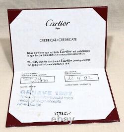 CARTIER Jewellery 18k Gold Certificate Certificat Jewelry Love Trinity Panthere/