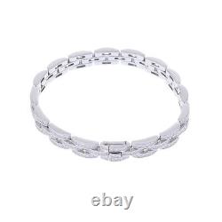 CARTIER Maillon PANTHERE Fine 3 Rows Pave Diamond bracelet 800000110297000
