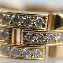 CARTIER Maiyon PANTHERE half diamond PG750 diamond Ring from Japan
