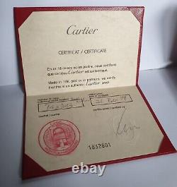 CARTIER PANTHERE 18CT GOLD MOTHER With CUB With CERTIFICATE & BOX