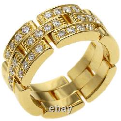 CARTIER Ring Maiyon PANTHERE Diamond K18 Yellow Gold