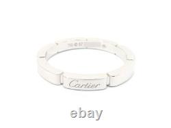 Cartier B4083557 K18WG Mailon Panthere Ring #57 #077
