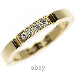Cartier K18YG Diamond Ring Maillon Panthere size 48 Auth free shipping from Ja