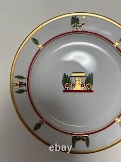 Cartier LIMOGES Panther round dish, porcelain / Limoges, France 21.3cm Rare