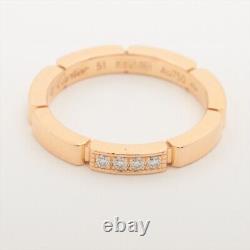 Cartier Maillon PANTHERE 4P Diamond Ring 750(PG) 4.0g 51 CRB4080551