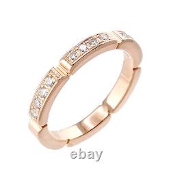 Cartier Maillon Panthere Diamond Ring 18K PG 750 size48 4.5(US) 90206733