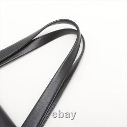 Cartier PANTHERE Leather Shoulder Bag Black