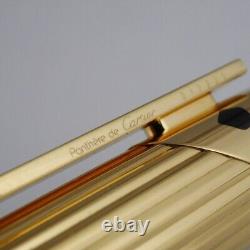 Cartier Panthere Black Lacquer and Gold Plated Ballpoint Pen with Box