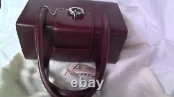 Cartier Panthere Bordeaux Box Hand Bag Authentic RRP$1000