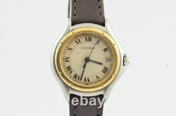 Cartier Panthere Cougar 119000 Steel/Gold Vintage Nice Condition 25MM