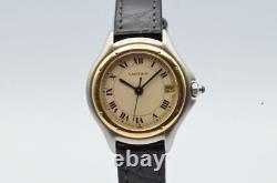 Cartier Panthere Cougar 119000 Steel/Gold Vintage Nice Condition 25MM 2