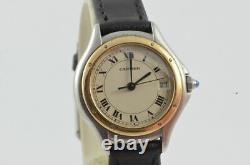 Cartier Panthere Cougar 119000 Steel/Gold Vintage Nice Condition 25MM 3