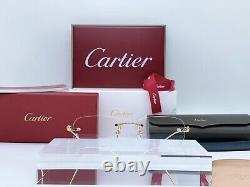 Cartier Panthere Diamond 0.9 CT Glasses Ref. CT0058O 100% Authentic Frames