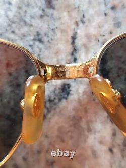 Cartier Panthere Rolled Gold Vintage 1989 Sunglasses Genuine