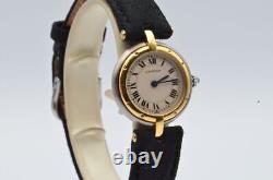 Cartier Panthere Ronde 1057920 Steel/Gold Vintage Pretty Wrist Watch 25MM 2
