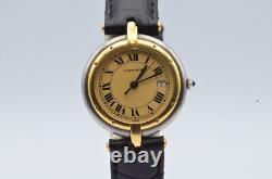 Cartier Panthere Ronde 166920 Steel/Gold Vintage Nice Condition Watch 33MM