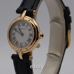 Cartier Panthere Ronde 866920 18K 750 Gold Vintage Pretty Condition Watch 25MM