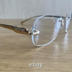 Genuine NEW Cartier Panthere De Cartier Gold Finish CT0058O 002 Glasses £750