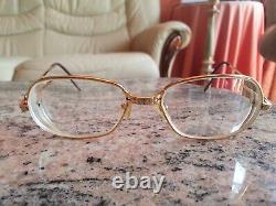 Must De Cartier Panthere Glasses Frames Rolled Gold Spectacles Genuine