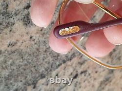 Must De Cartier Panthere Glasses Frames Rolled Gold Spectacles Genuine