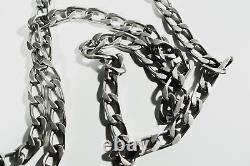 PANTHER sterling silver / mountain crystal necklace like Cartier ° rare